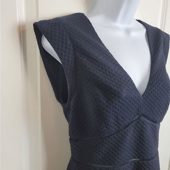 REBECCA TAYLOR Navy Fit And Flare Dress - Picture 5 of 10
